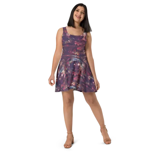 Vortex Strands on a Skater Dress