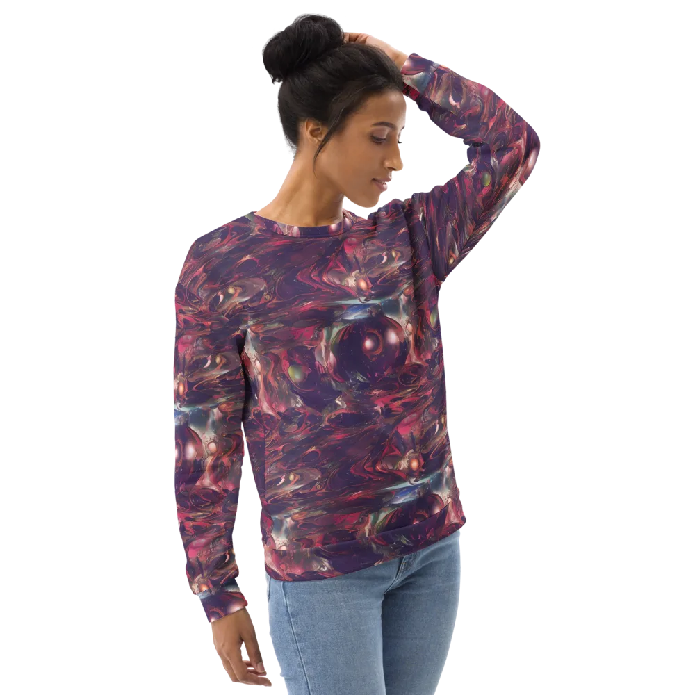 Vortex Strands on Sweatshirt — Right Front