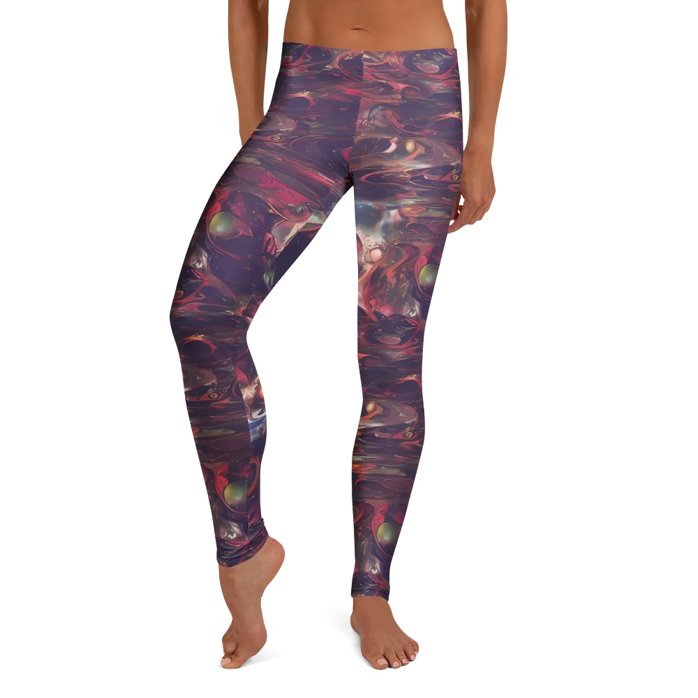 Vortex Strands on Leggings — Front