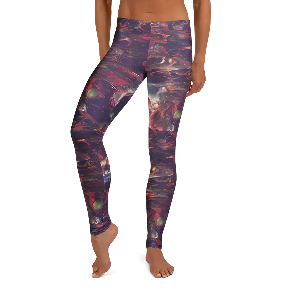 Vortex Strands on Leggings — Front