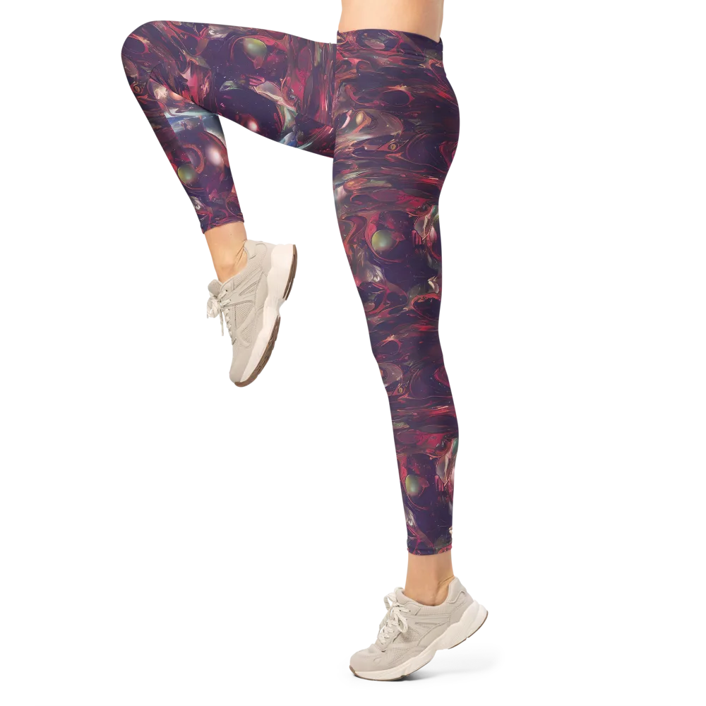 Vortex Strands on Leggings — Left