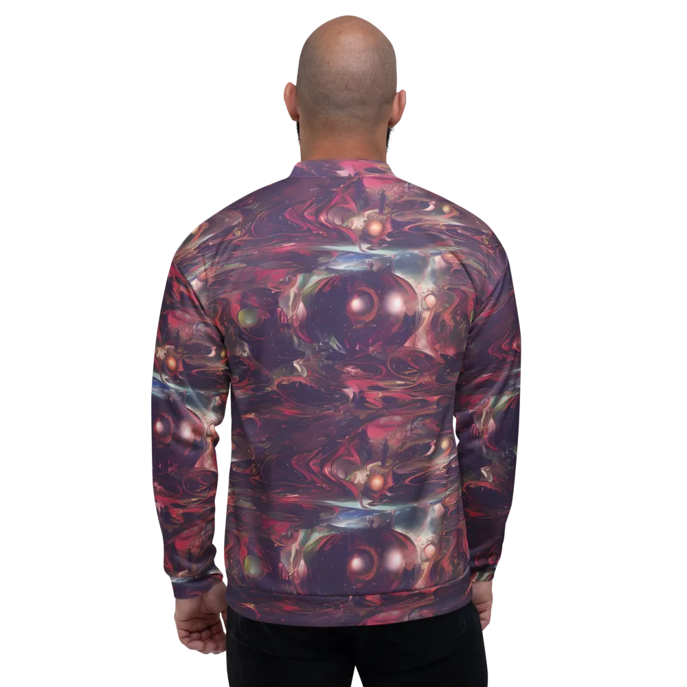 Vortex Strands on Bomber Jacket — Back