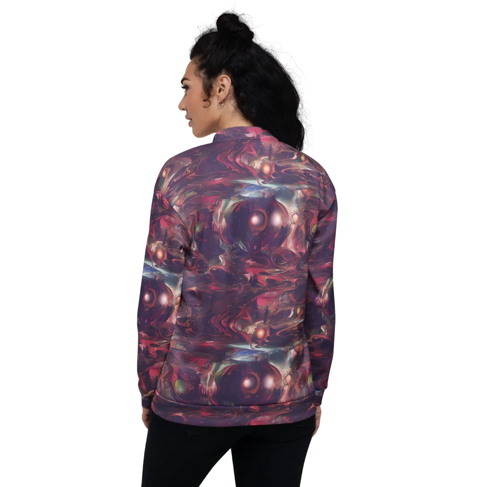 Vortex Strands on Bomber Jacket — Back