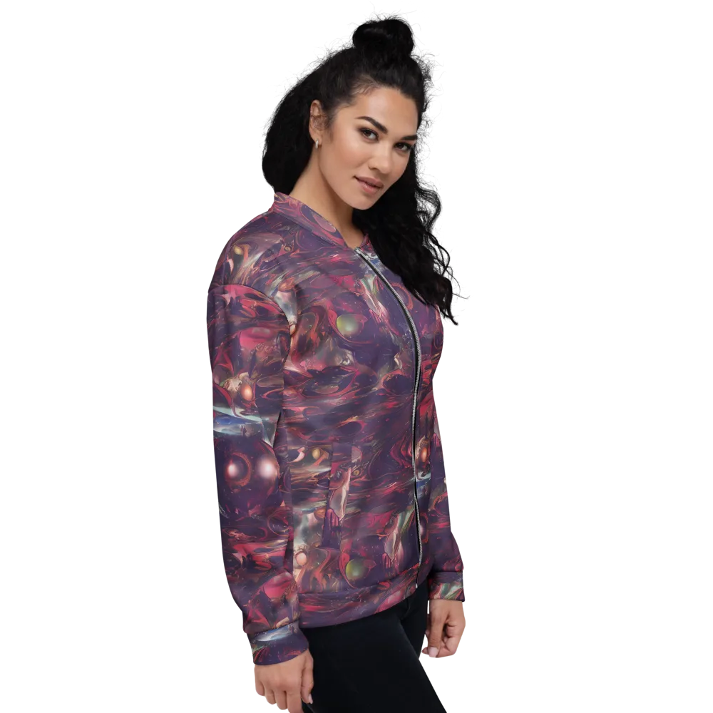 Vortex Strands on Bomber Jacket — Right