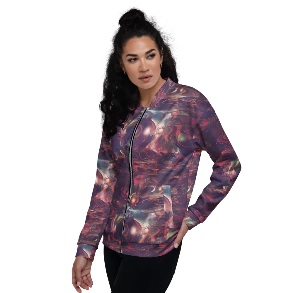 Vortex Strands on Bomber Jacket — Left