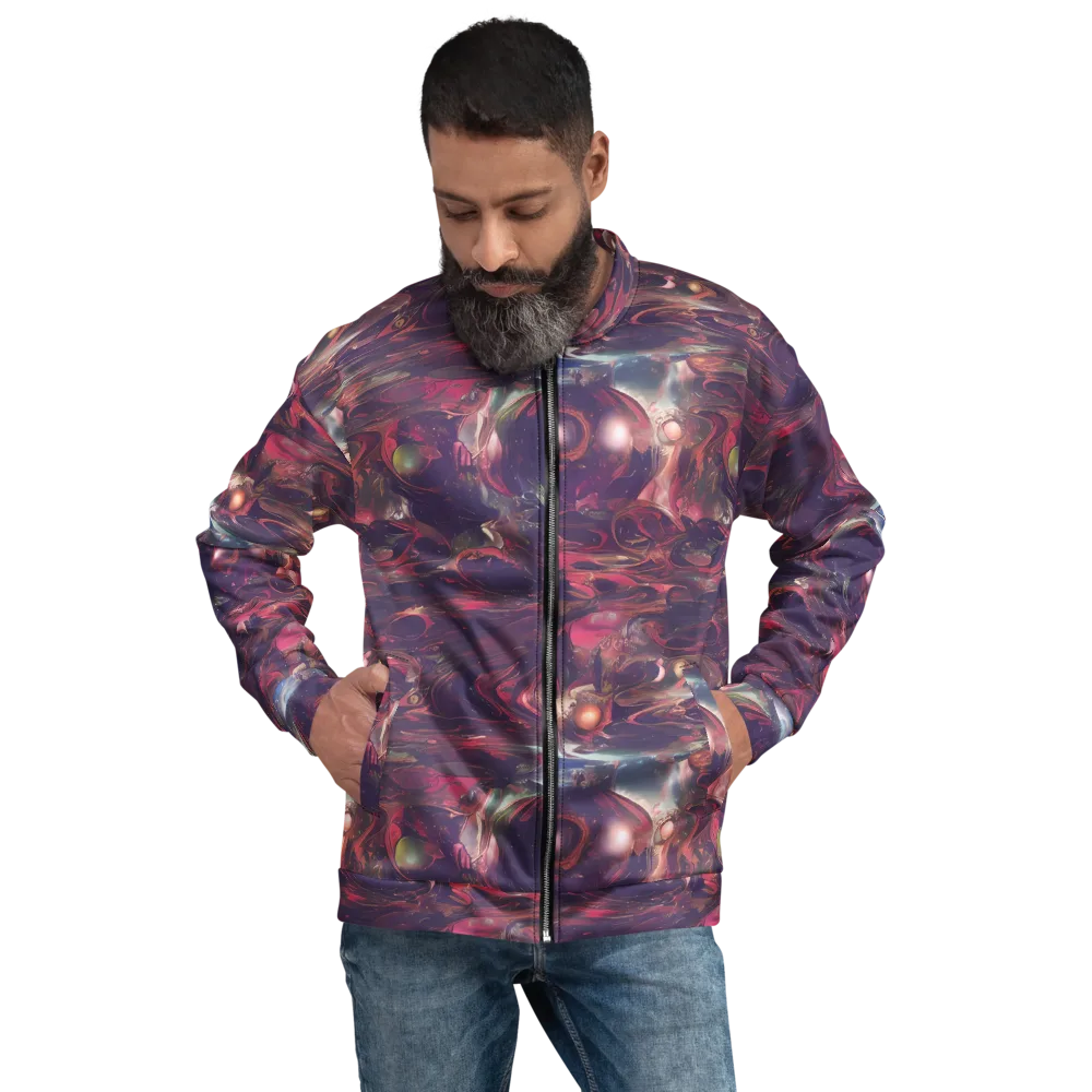Vortex Strands on Bomber Jacket — Front