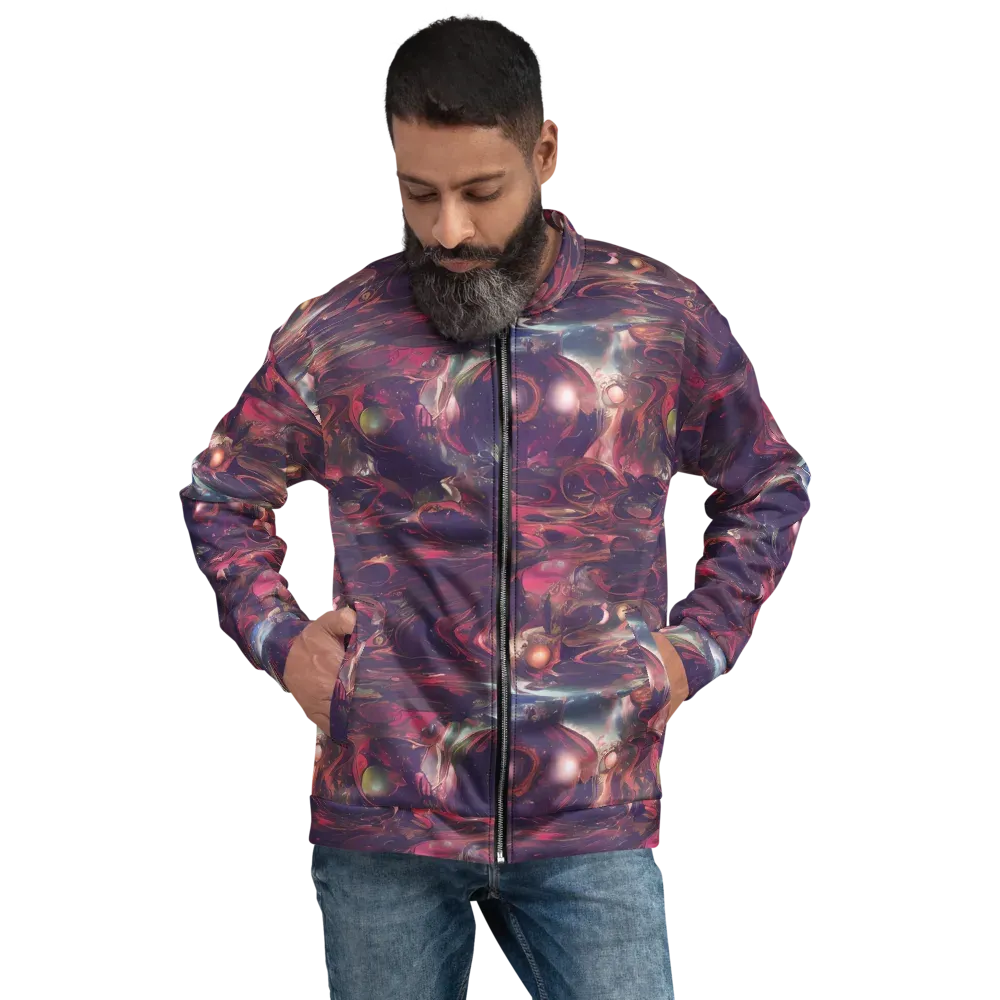 Vortex Strands on Bomber Jacket — Front