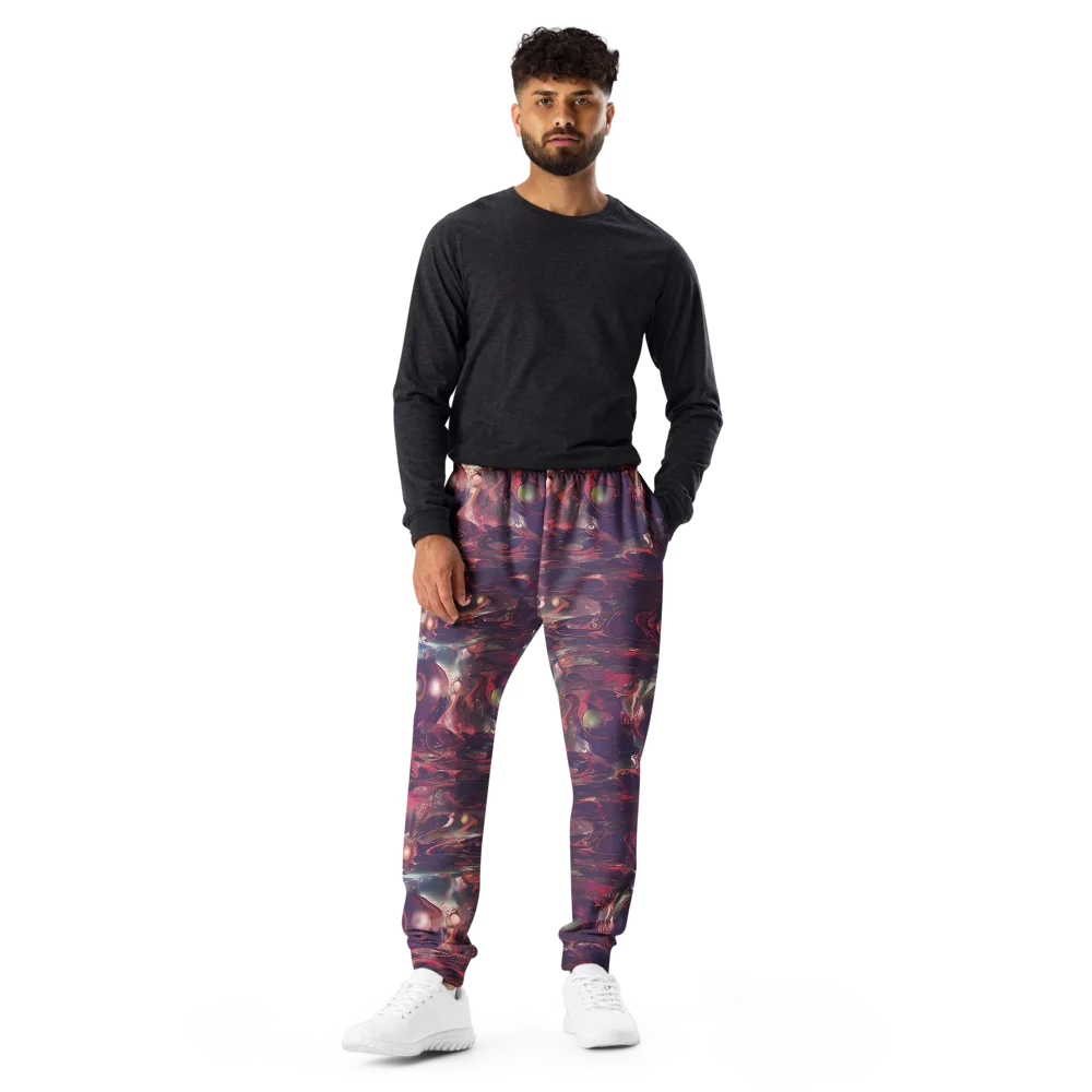 Vortex Strands on Men's Joggers — Front