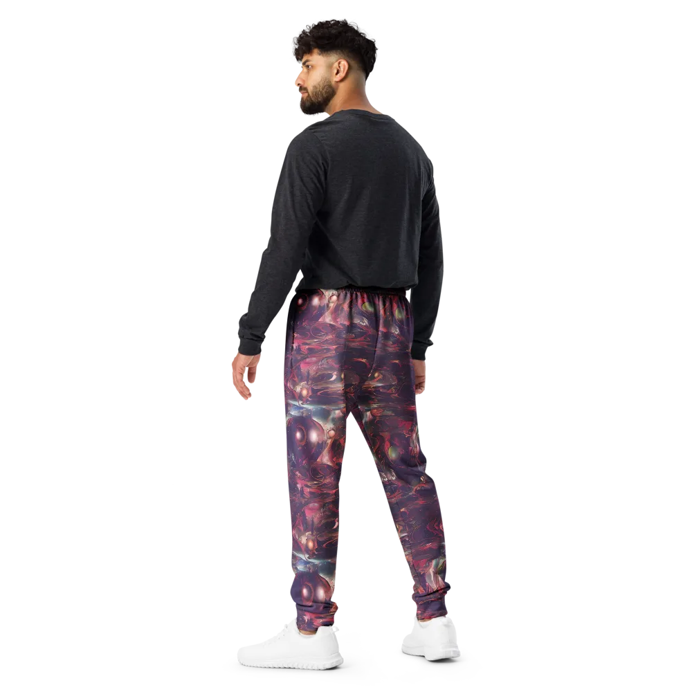 Vortex Strands on Men's Joggers — Back