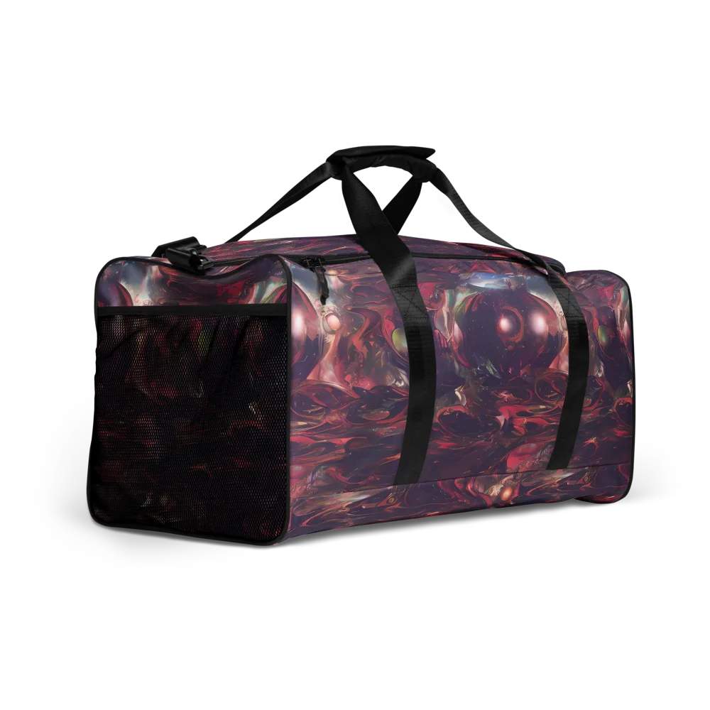 Vortex Strands on Duffle Bag — Right Front