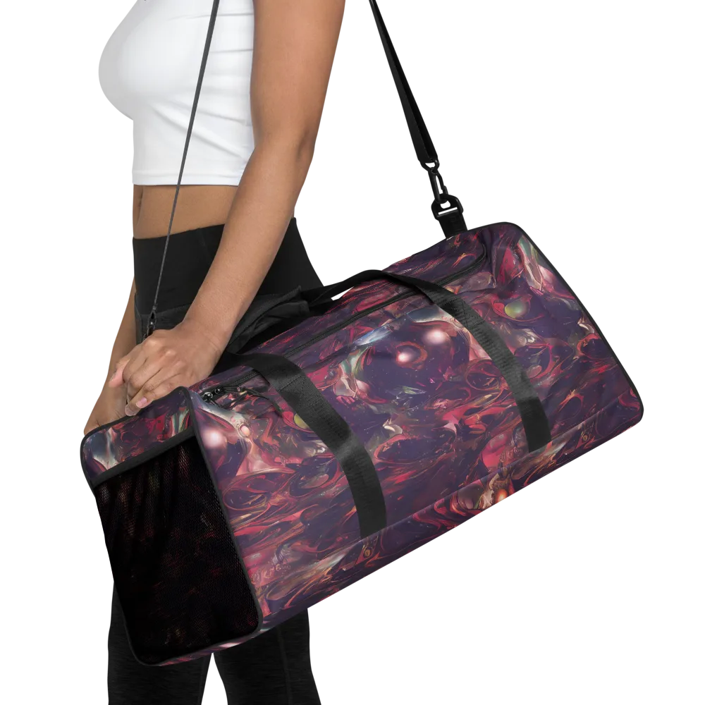 Vortex Strands on Duffle Bag — Front