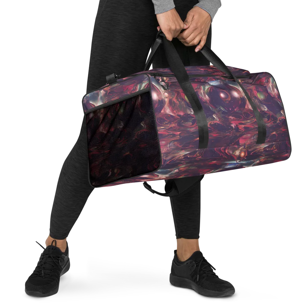 Vortex Strands on Duffle Bag — Right Front