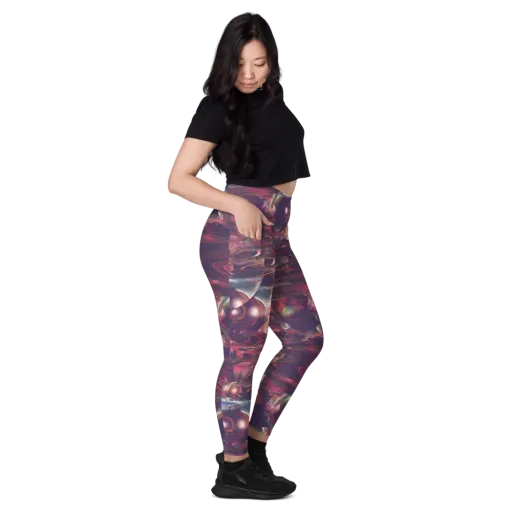 Vortex Strands on a Leggings with Pockets