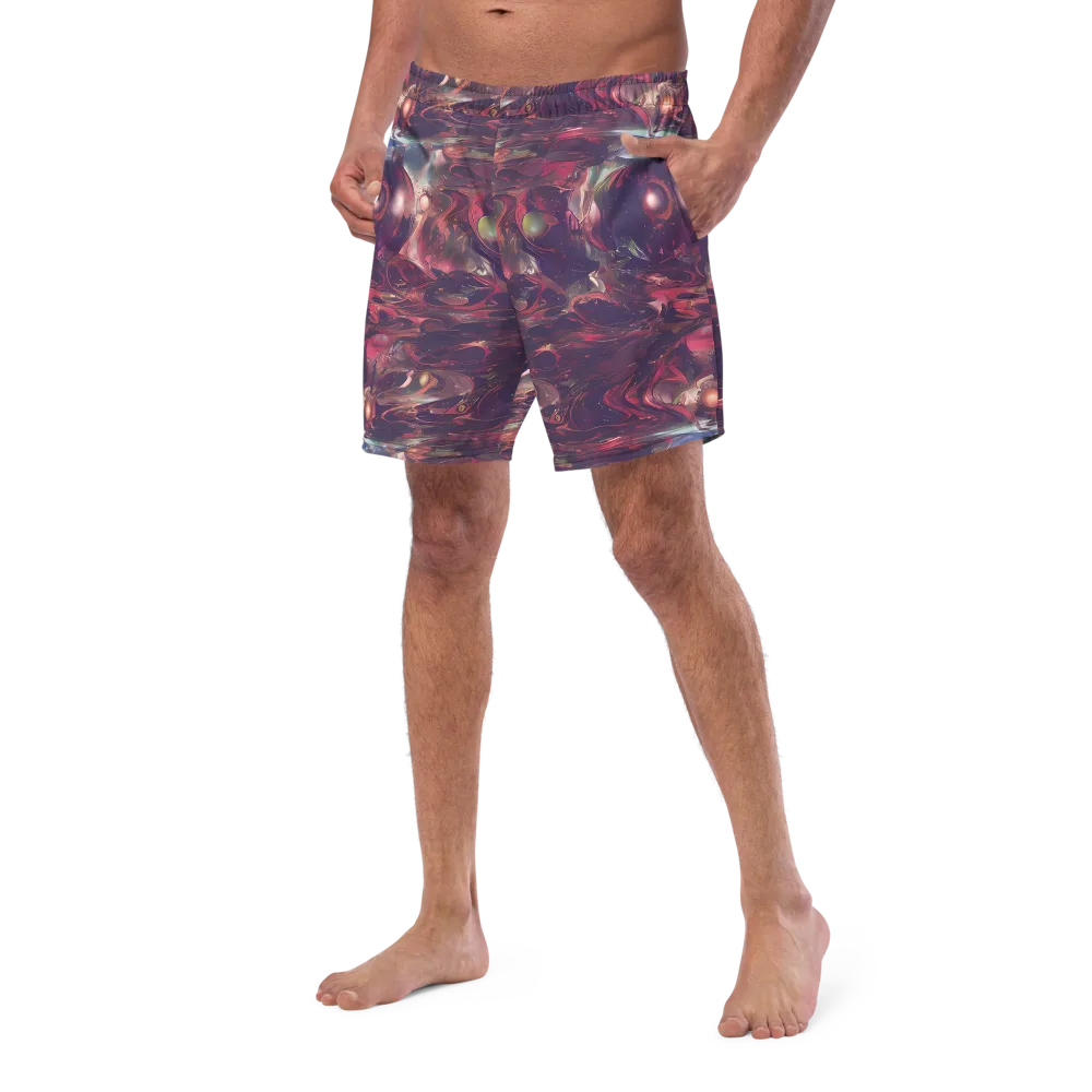 Vortex Strands on Swim Trunks — Left Front