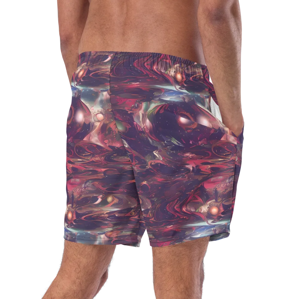 Vortex Strands on Swim Trunks — Right Back