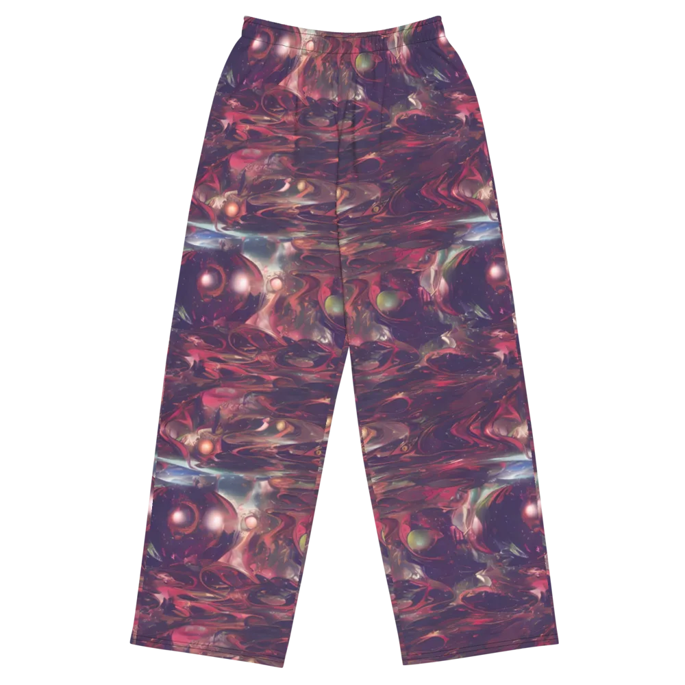 Vortex Strands on Wide-Leg Pants — Front