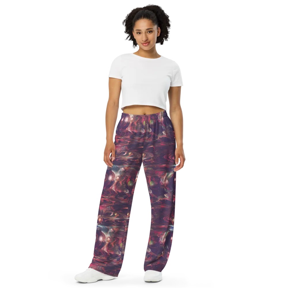 Vortex Strands on Wide-Leg Pants — Front