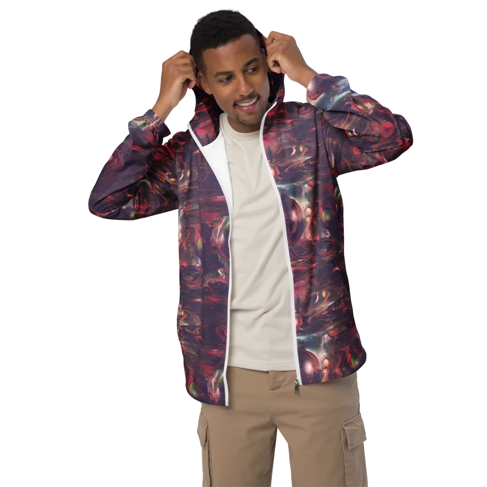 Vortex Strands on Men's Windbreaker — Front