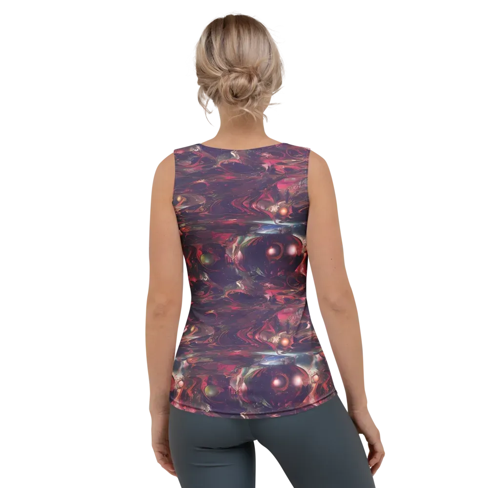 Vortex Strands on Women's Tank Top — Back