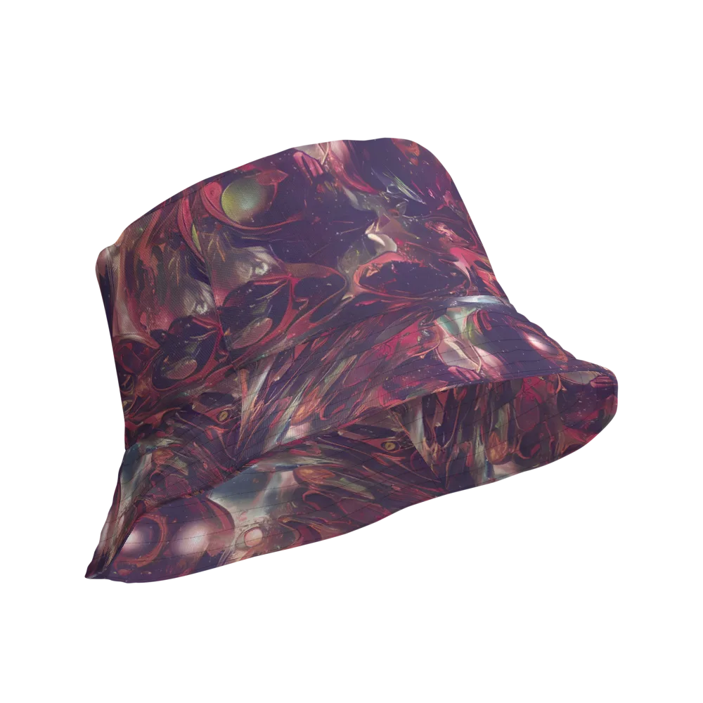 Vortex Strands on Reversible Bucket Hat — Product details Outside