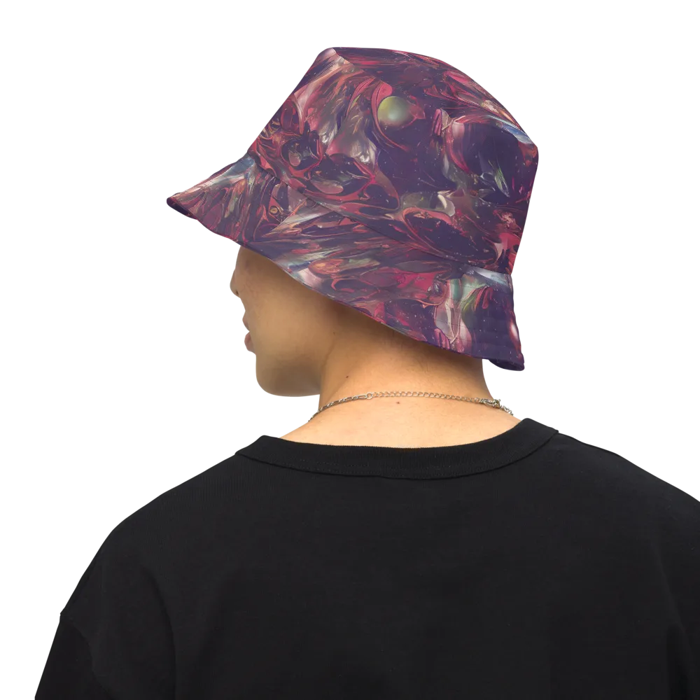 Vortex Strands on Reversible Bucket Hat — Back Inside
