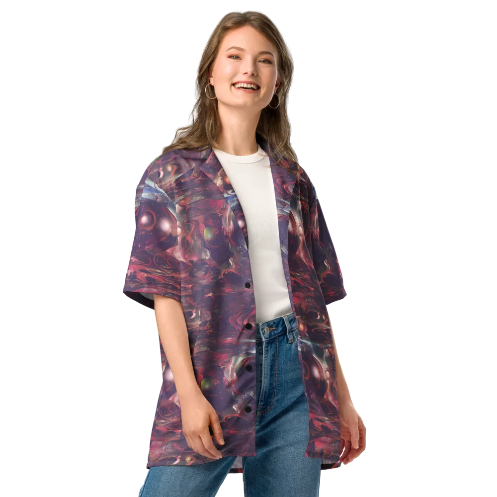 Vortex Strands on Button Shirt — Front