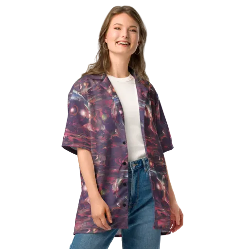 Vortex Strands on a Button Shirt