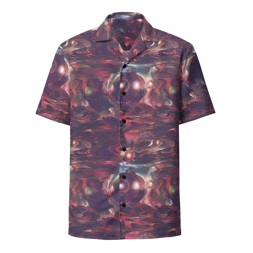 Vortex Strands on Button Shirt — Front