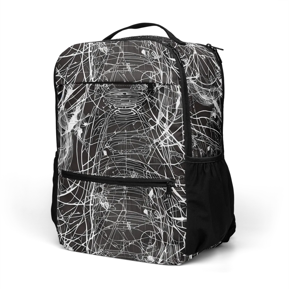 Cyber Lattice on Utility Backpack — Left Front