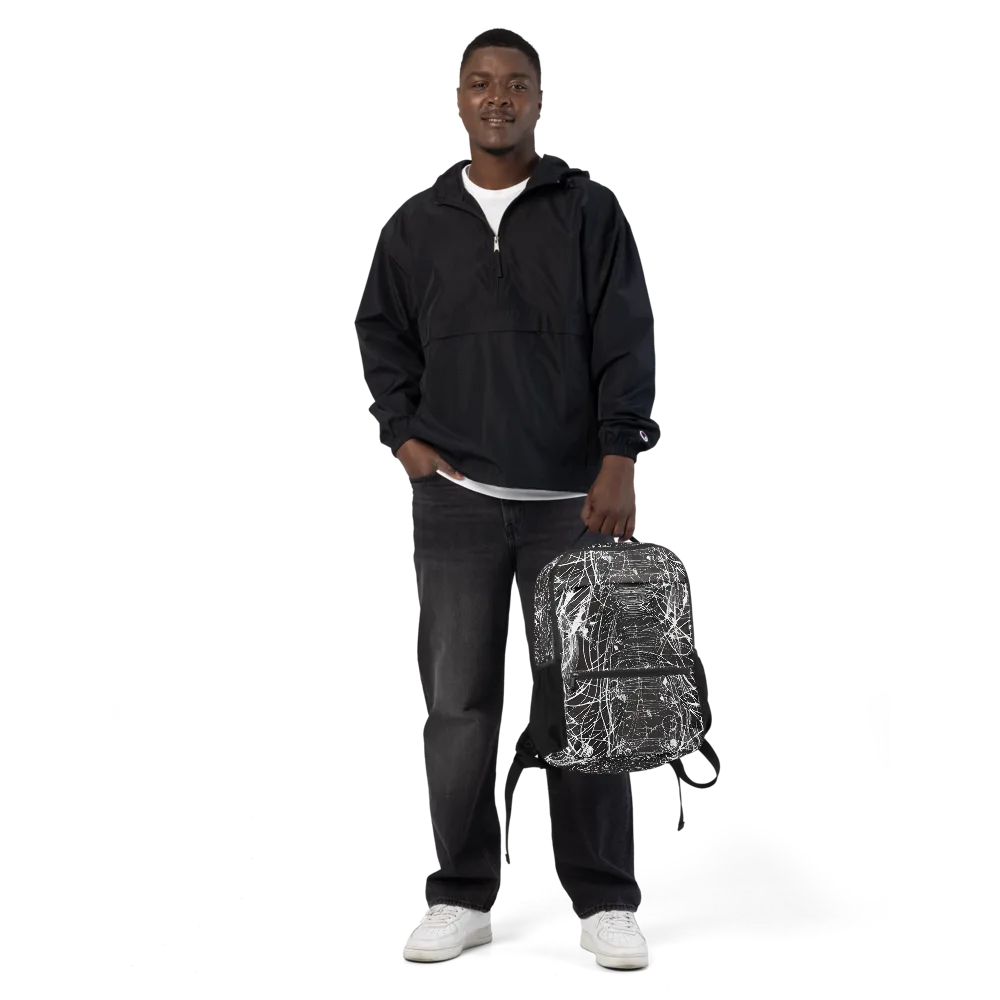 Cyber Lattice on Utility Backpack — Front