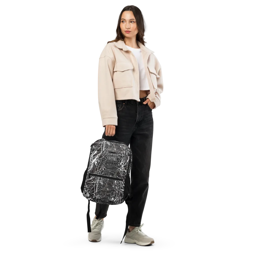 Cyber Lattice on Utility Backpack — Front