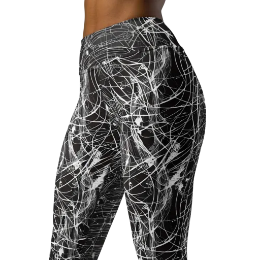 Cyber Lattice on a Yoga Leggings