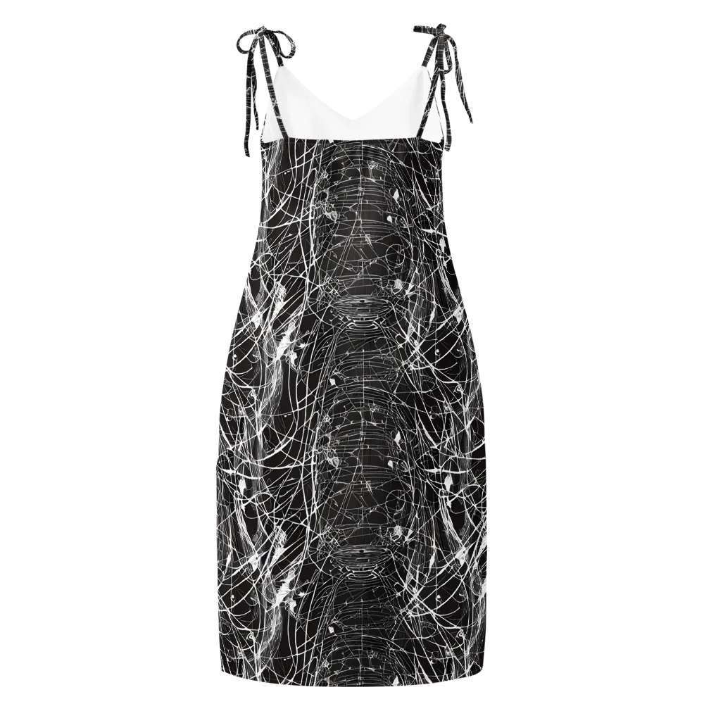 Cyber Lattice on Slip Dress — Back