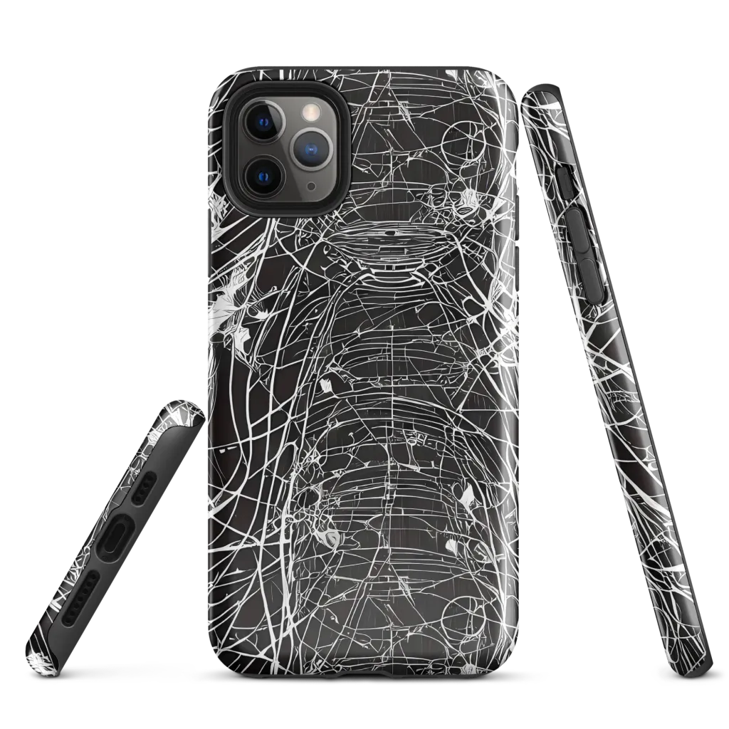 Cyber Lattice on Tough Case for iPhone® — Front