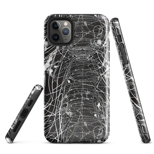 Cyber Lattice on a Tough Case for iPhone®