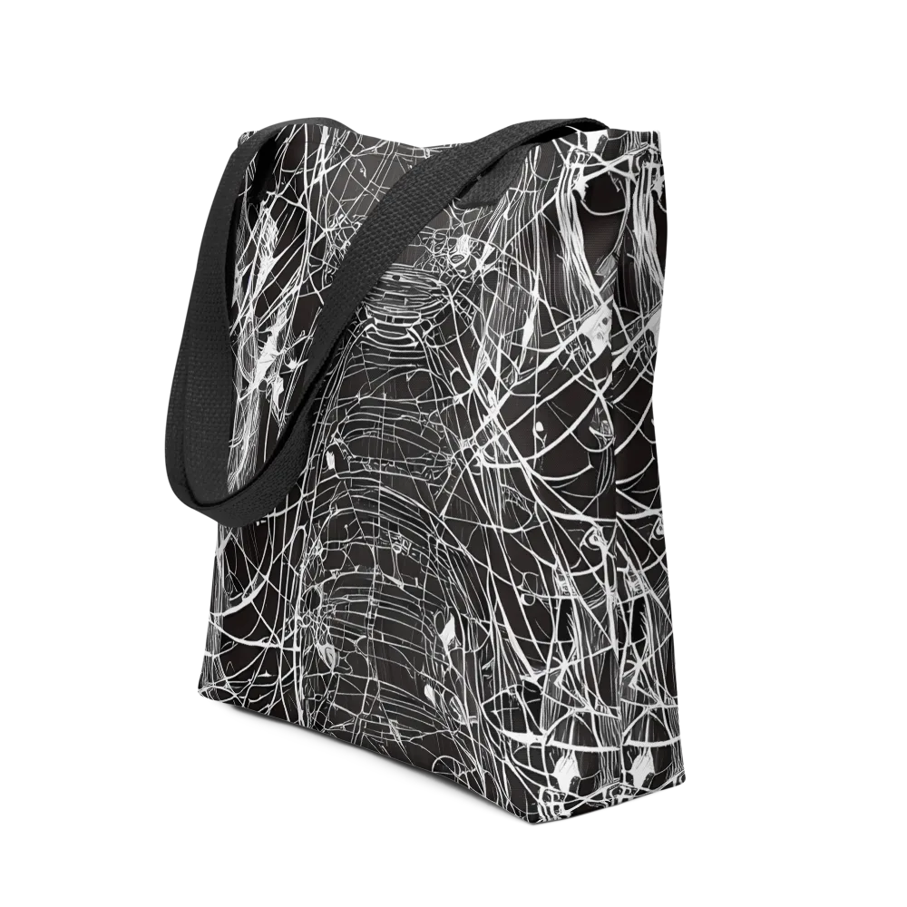 Cyber Lattice on Tote Bag — Front