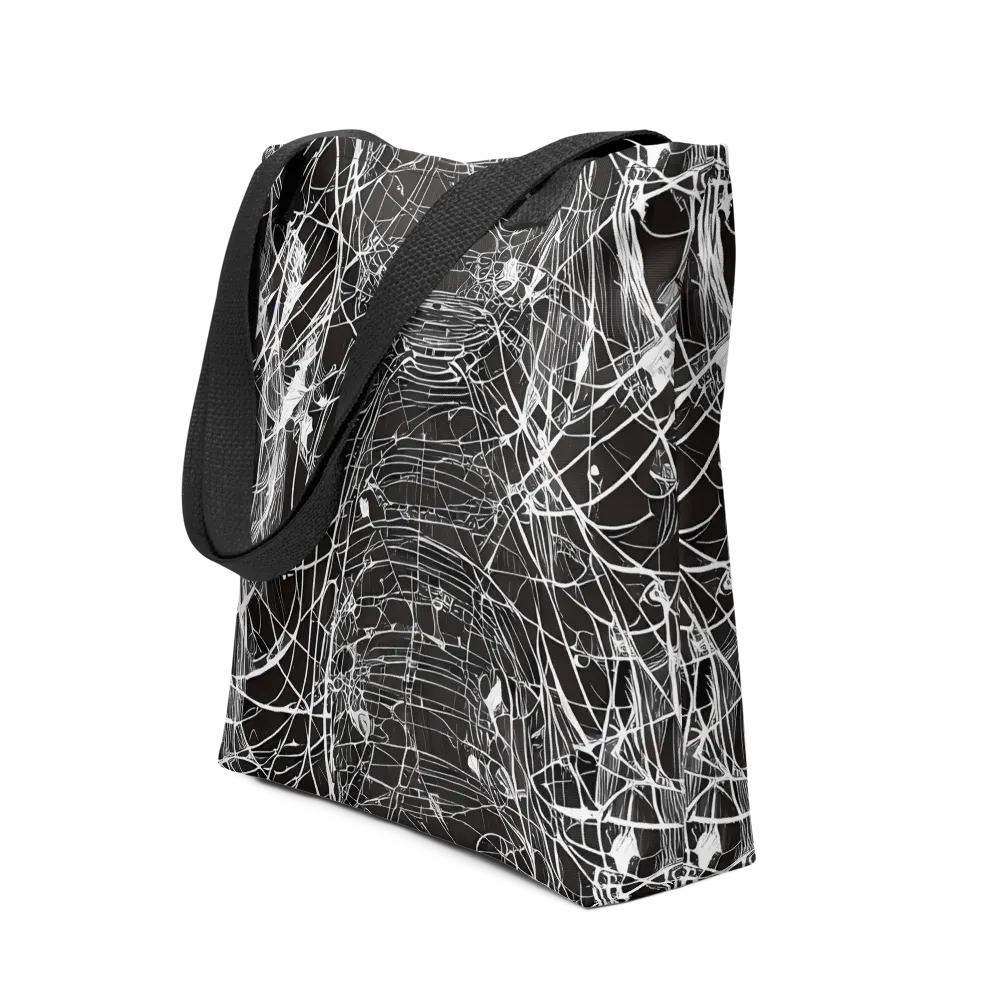 Cyber Lattice on Tote Bag — Front