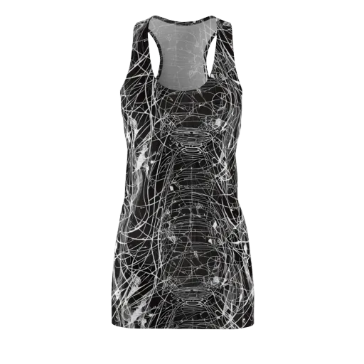 Cyber Lattice on a Racerback Dress