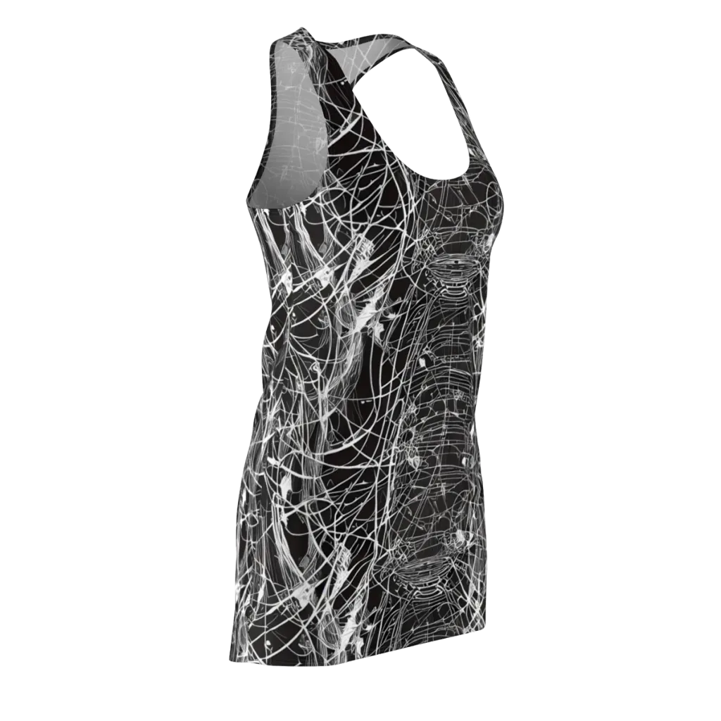Cyber Lattice on Racerback Dress — Front Side