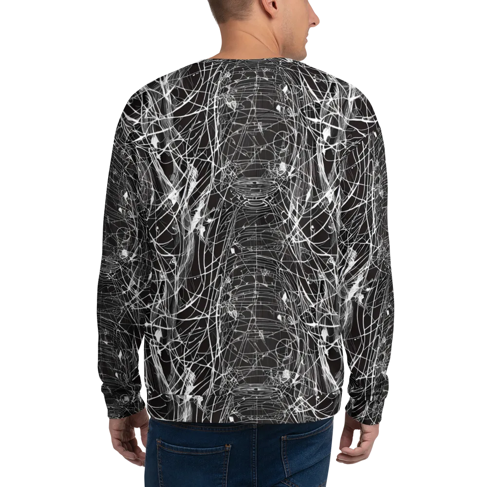 Cyber Lattice on Sweatshirt — Back