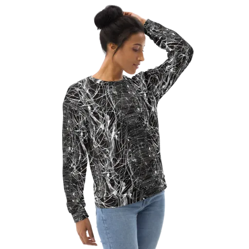 Cyber Lattice on a Sweatshirt
