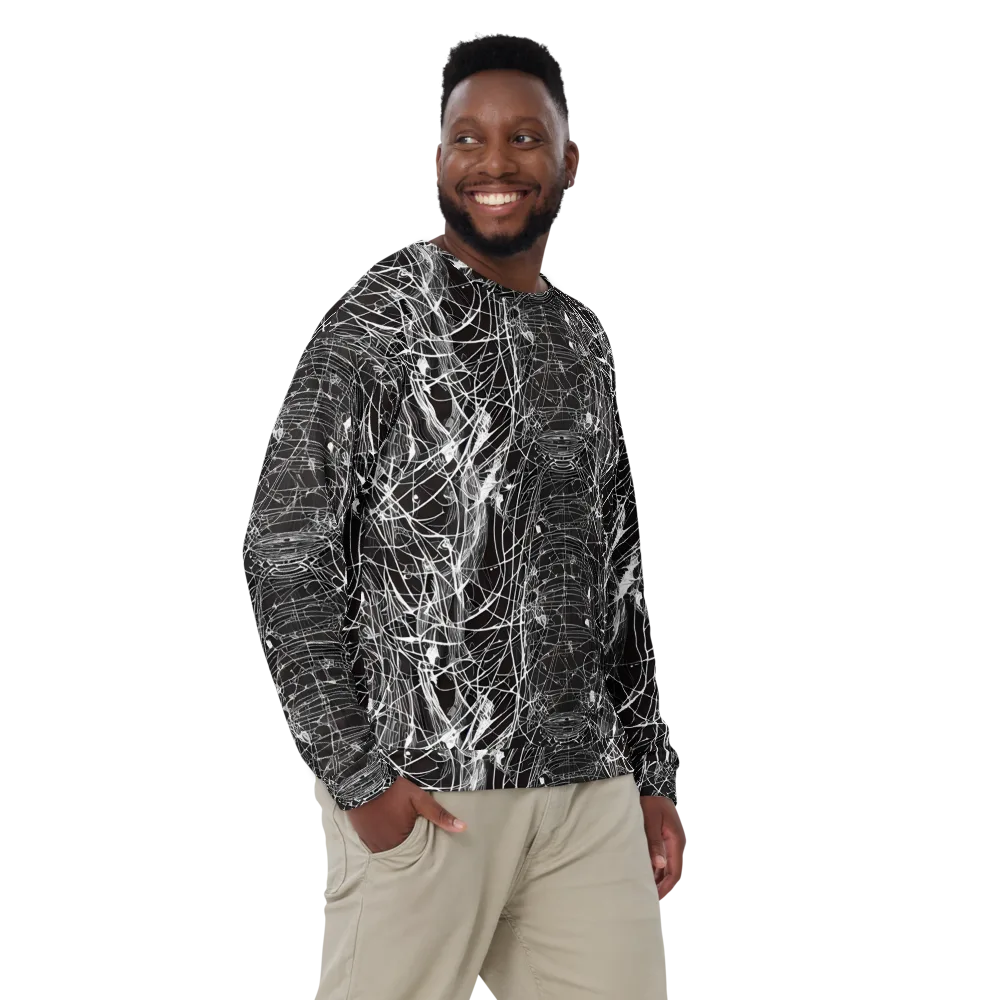 Cyber Lattice on Sweatshirt — Front