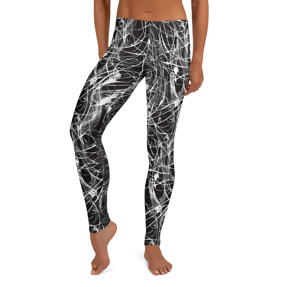 Cyber Lattice on Leggings — Front