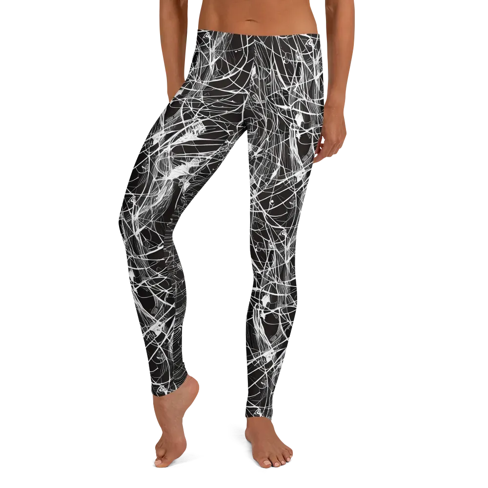 Cyber Lattice on Leggings — Front