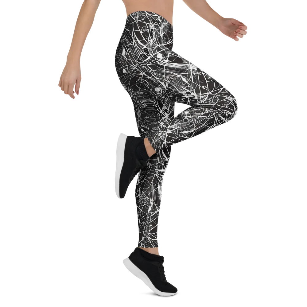 Cyber Lattice on Leggings — Right