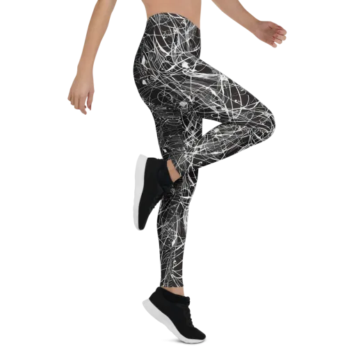 Cyber Lattice on a Leggings