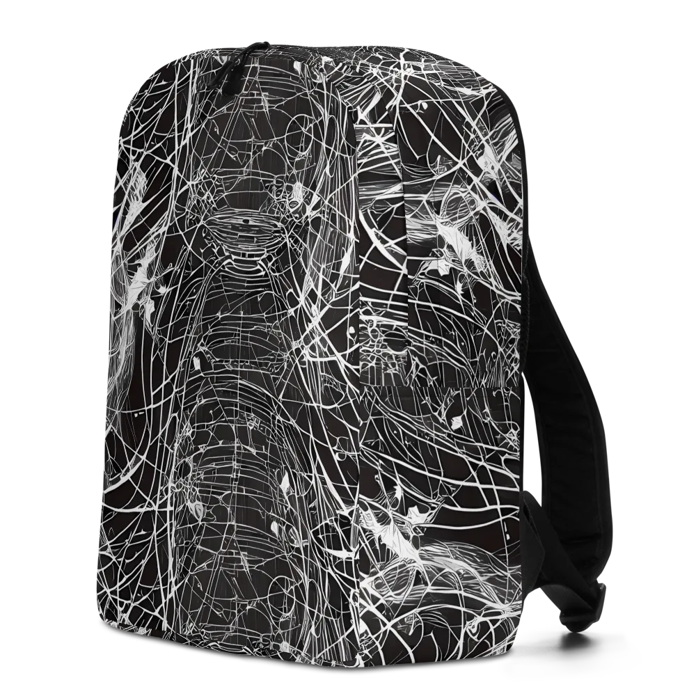 Cyber Lattice on Minimalist Backpack — Left