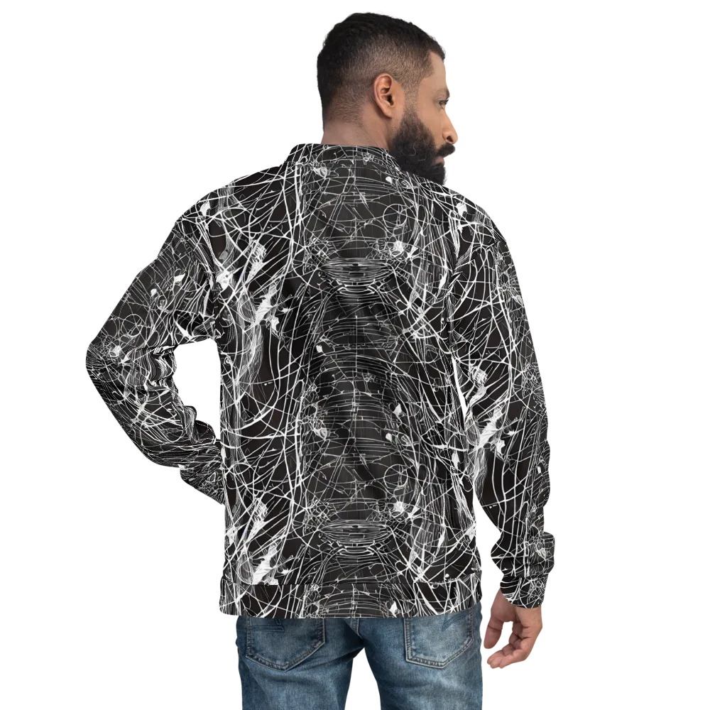 Cyber Lattice on Bomber Jacket — Back