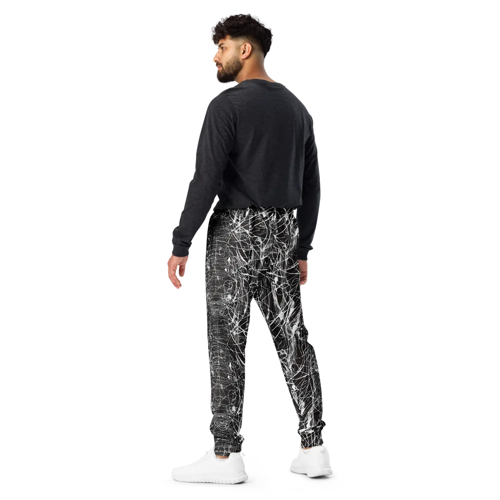 Cyber Lattice on Men's Joggers — Back