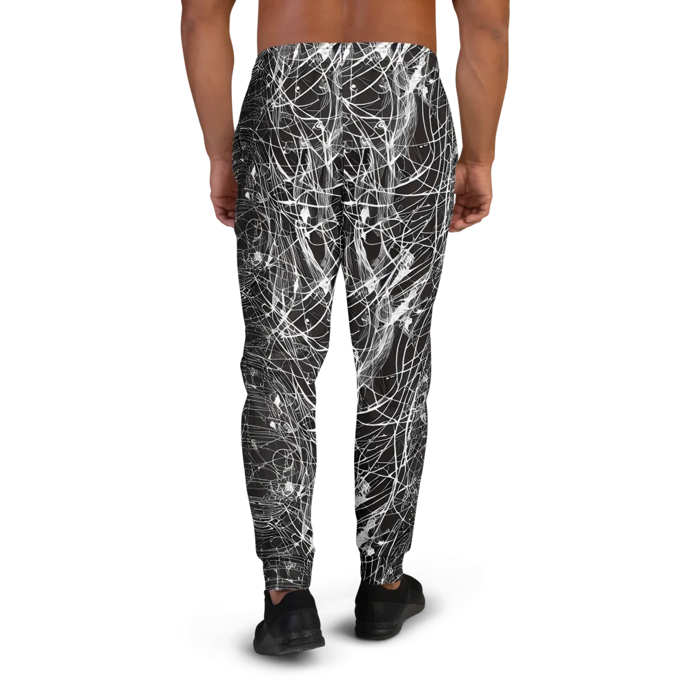 Cyber Lattice on Men's Joggers — Back